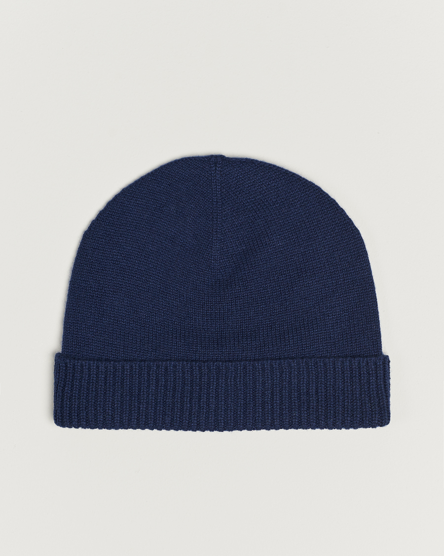 Herre | Kiton Cashmere Beanie Navy | Kiton | Cashmere Beanie Navy