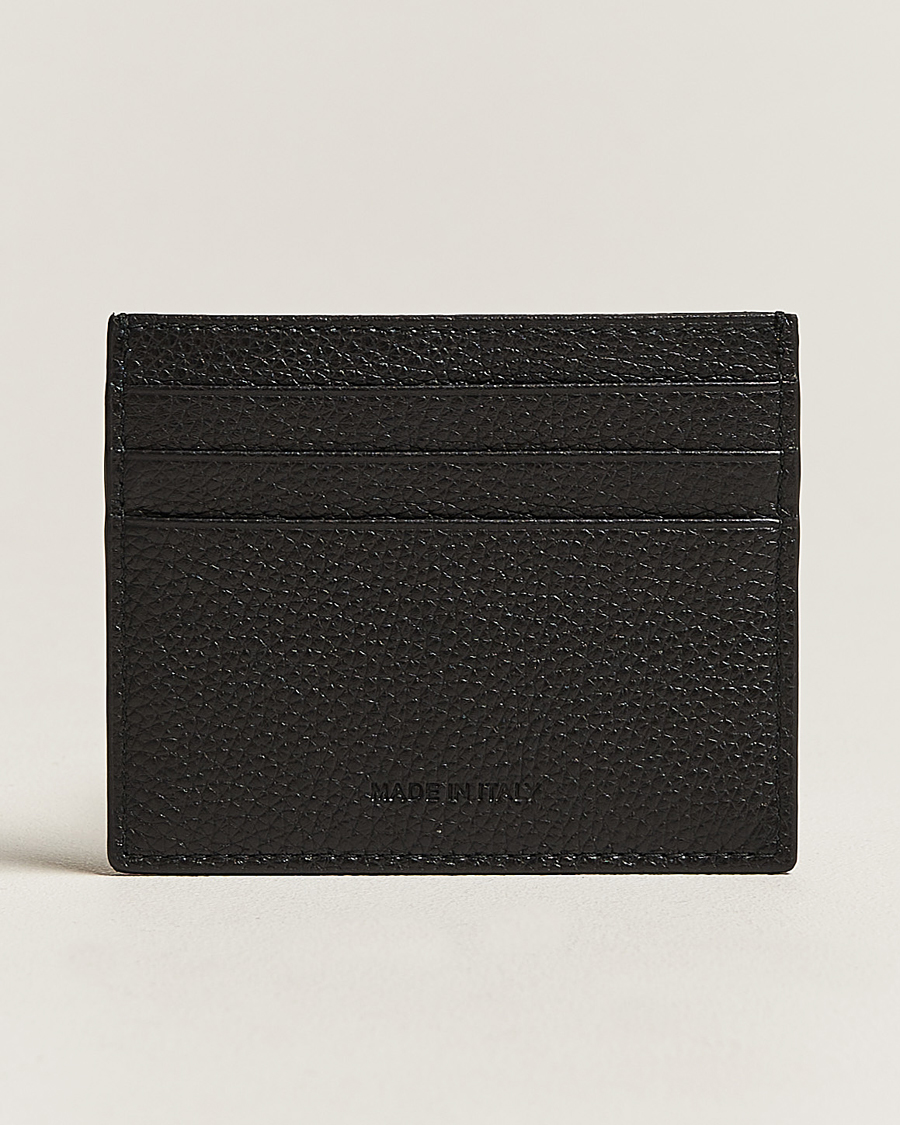Herre |  | Kiton | Grain Leather Cardholder Black
