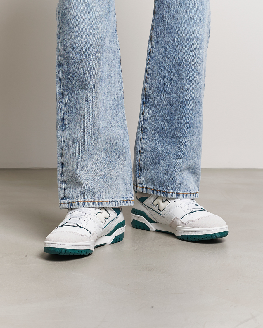 Herre | New Balance 550 Sneakers White/Green | New Balance | 550 Sneakers White/Green