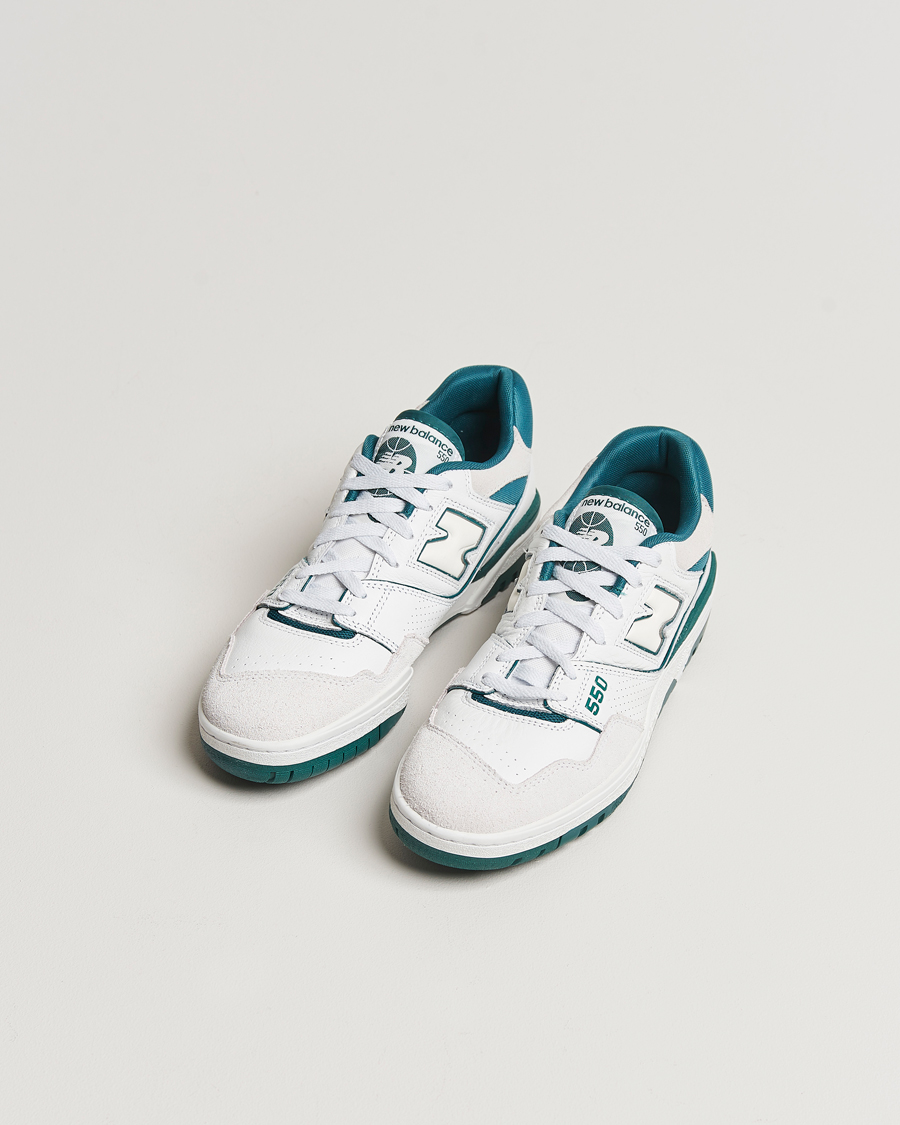 Herre | New Balance 550 Sneakers White/Green | New Balance | 550 Sneakers White/Green