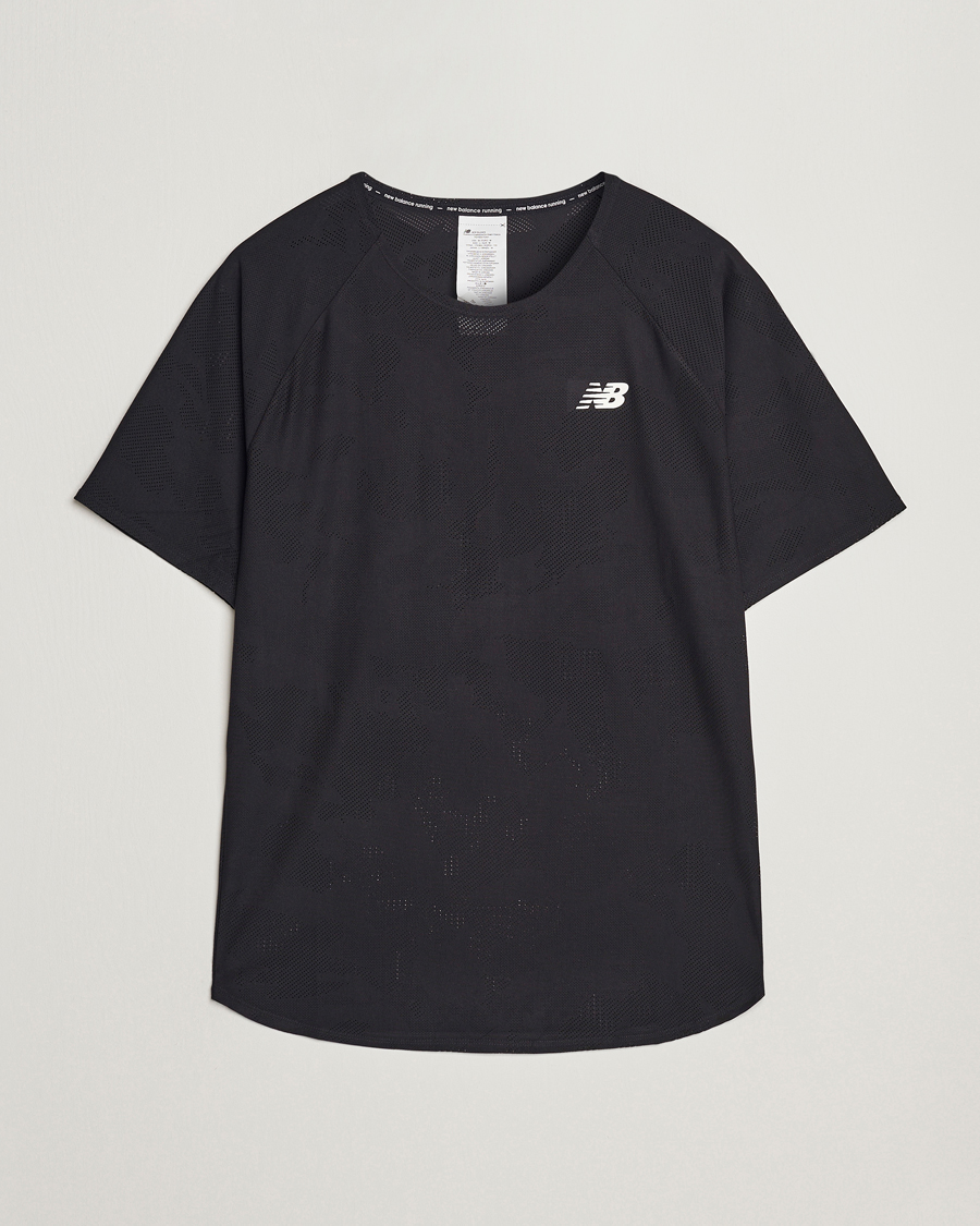 Herre | T-Shirts | New Balance Running | Q Speed Jacquard T-Shirt Black