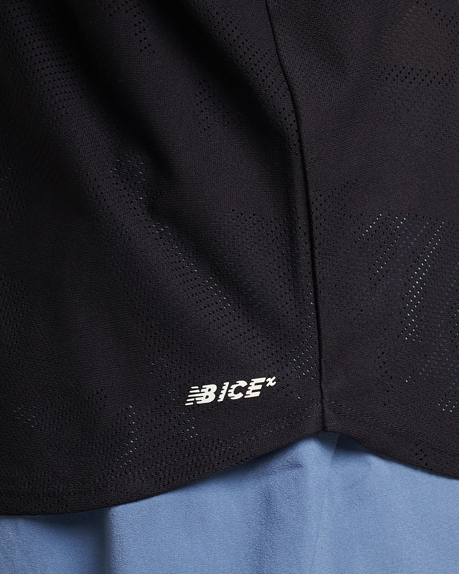 Herre | T-Shirts | New Balance Running | Q Speed Jacquard T-Shirt Black