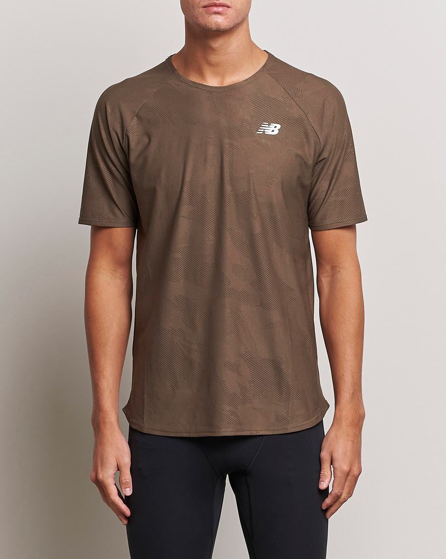 Herre | Avdelinger | New Balance Running | Q Speed Jacquard T-Shirt Dark Mushroom