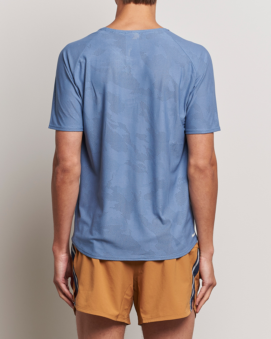 Herre | T-Shirts | New Balance Running | Q Speed Jacquard T-Shirt Mercury Blue