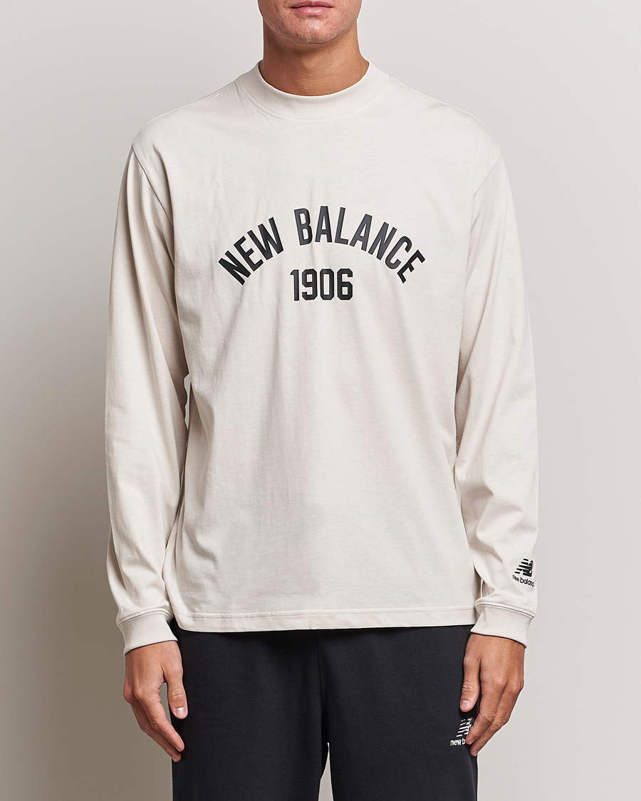 Herre | Langermede t-shirts | New Balance | Varsity Sweatshirt Medium Grey