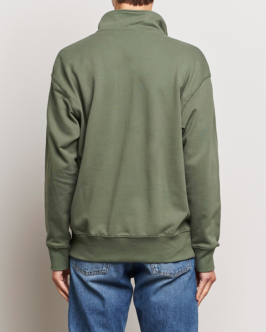 Herre | Gensere | New Balance | Athletics Terry 1/4 Zip Deep Olive Green