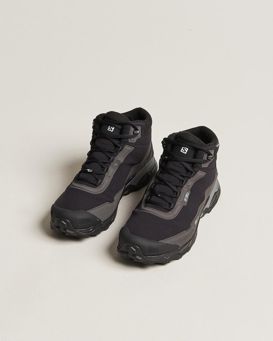 Herre | Svarte støvler | Salomon | Shelter CSWP Boots Black/Magnet