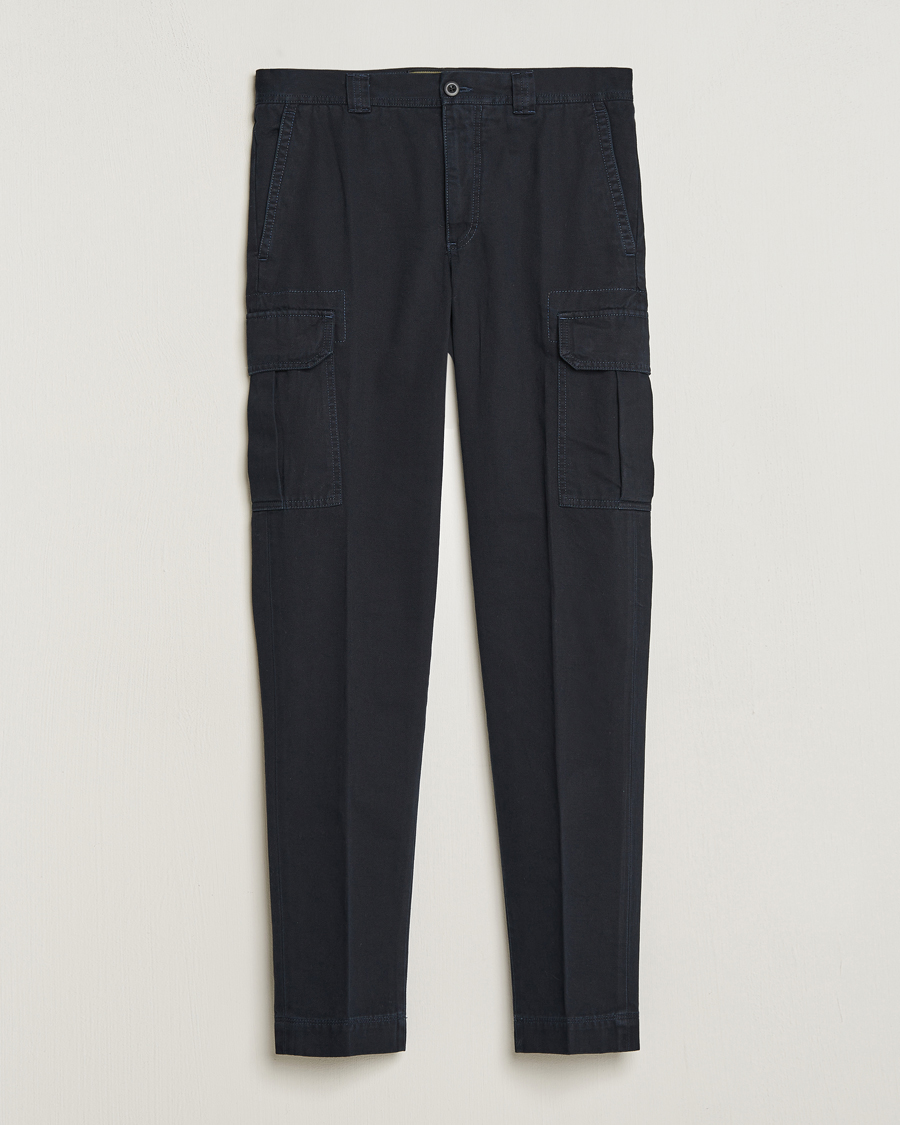 Herre | Bukser | Incotex | Slim Fit Cargo Pants Navy