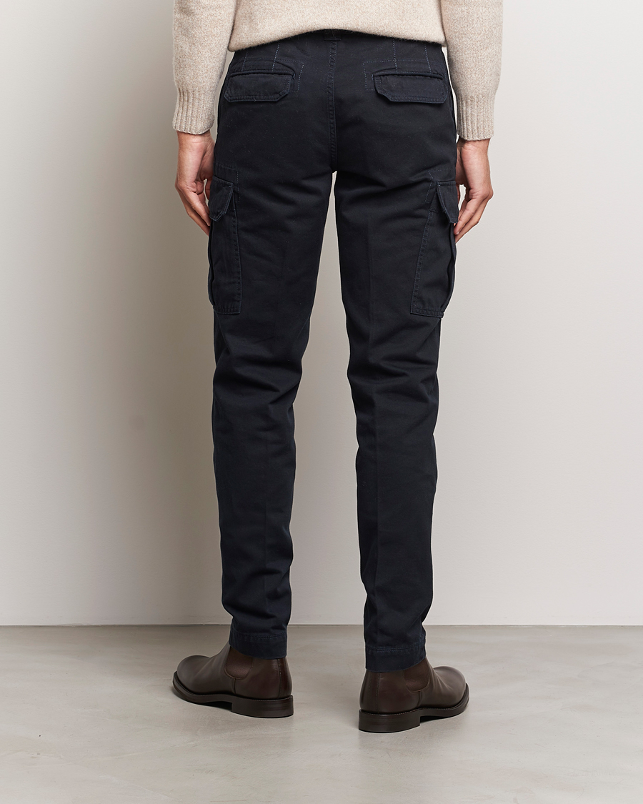 Herre | Bukser | Incotex | Slim Fit Cargo Pants Navy