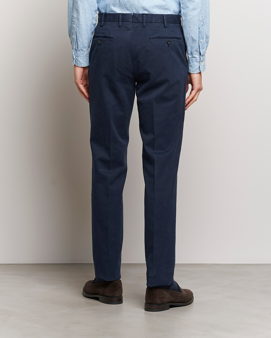 Herre | Bukser | Incotex | Regular Fit Cotton Chinos Navy