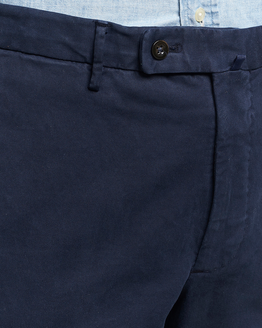 Herre | Bukser | Incotex | Regular Fit Cotton Chinos Navy