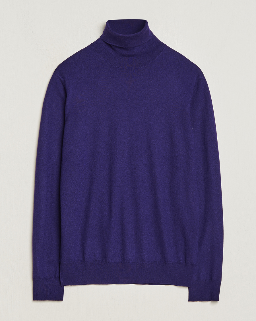 Herre | Gensere | Ralph Lauren Purple Label | Cashmere Jersey Rollneck Purple