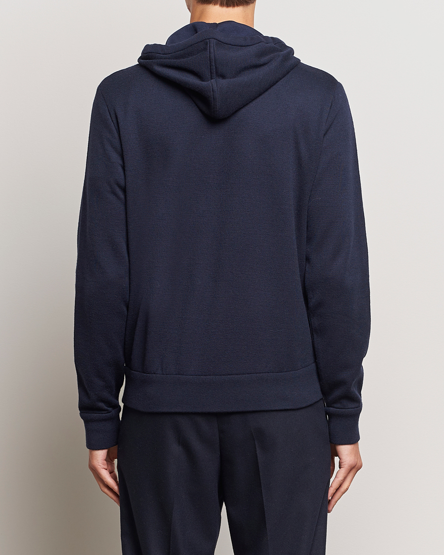 Herre | Gensere | Ralph Lauren Purple Label | Luxury Fleece Full Zip Sweater Navy