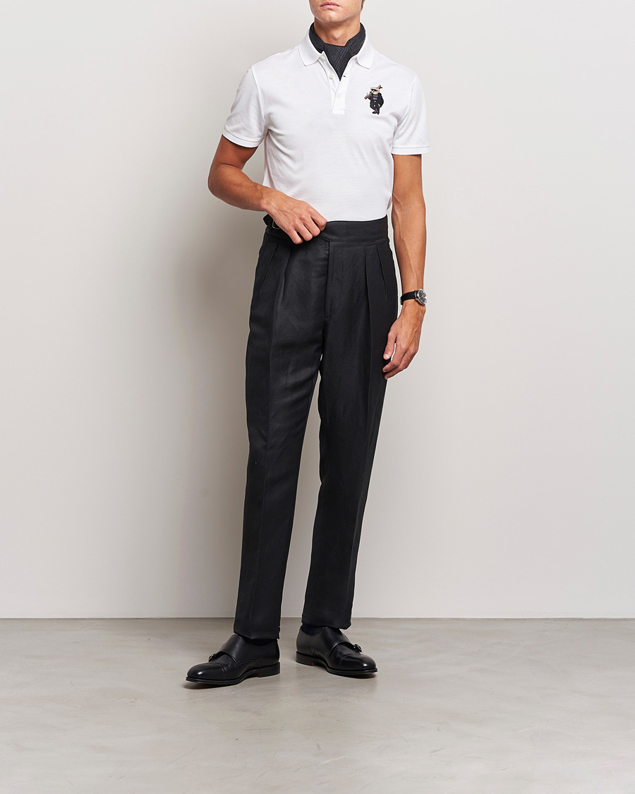 Herre | Pikéer | Ralph Lauren Purple Label | Ski Bear Polo White
