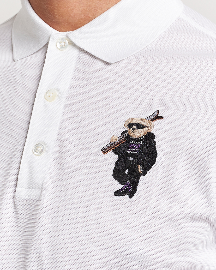 Herre | Pikéer | Ralph Lauren Purple Label | Ski Bear Polo White