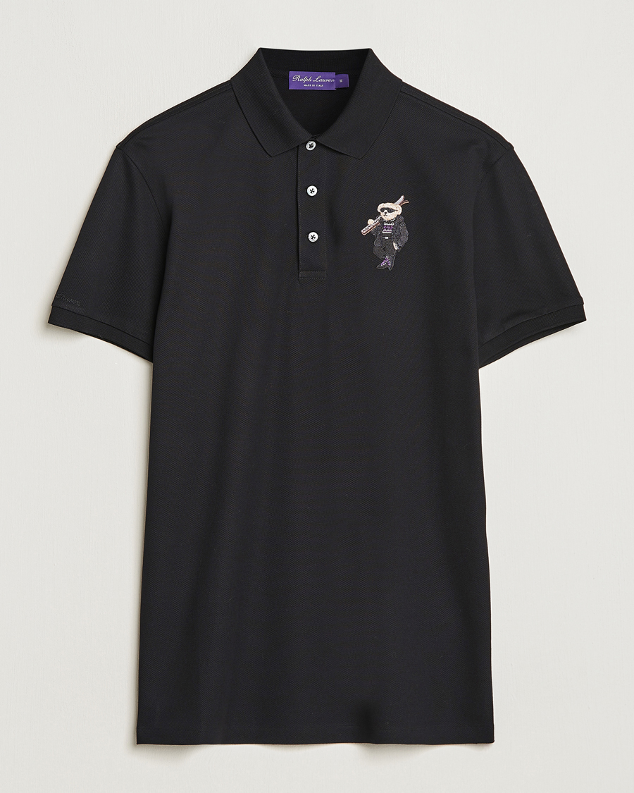 Herre |  | Ralph Lauren Purple Label | Ski Bear Polo Black
