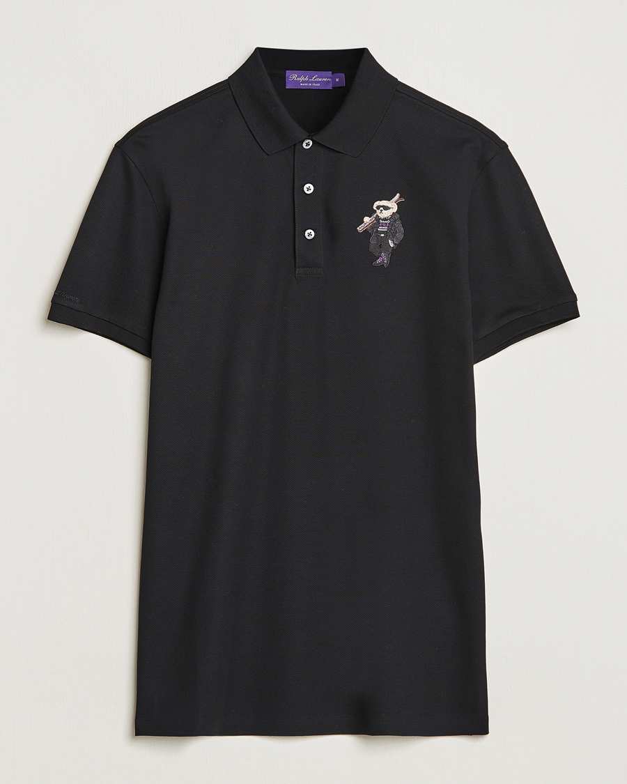 Herre | Pikéer | Ralph Lauren Purple Label | Ski Bear Polo Black