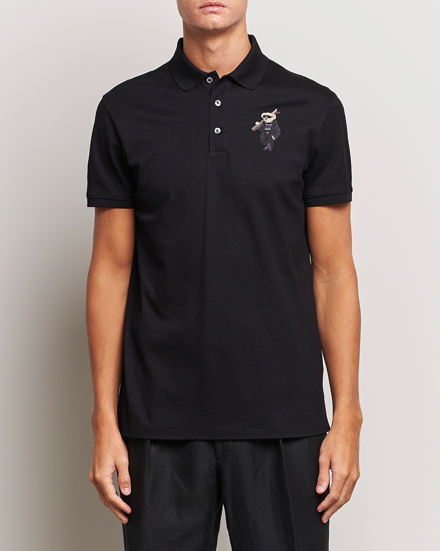 Herre | Ralph Lauren Purple Label | Ralph Lauren Purple Label | Ski Bear Polo Black