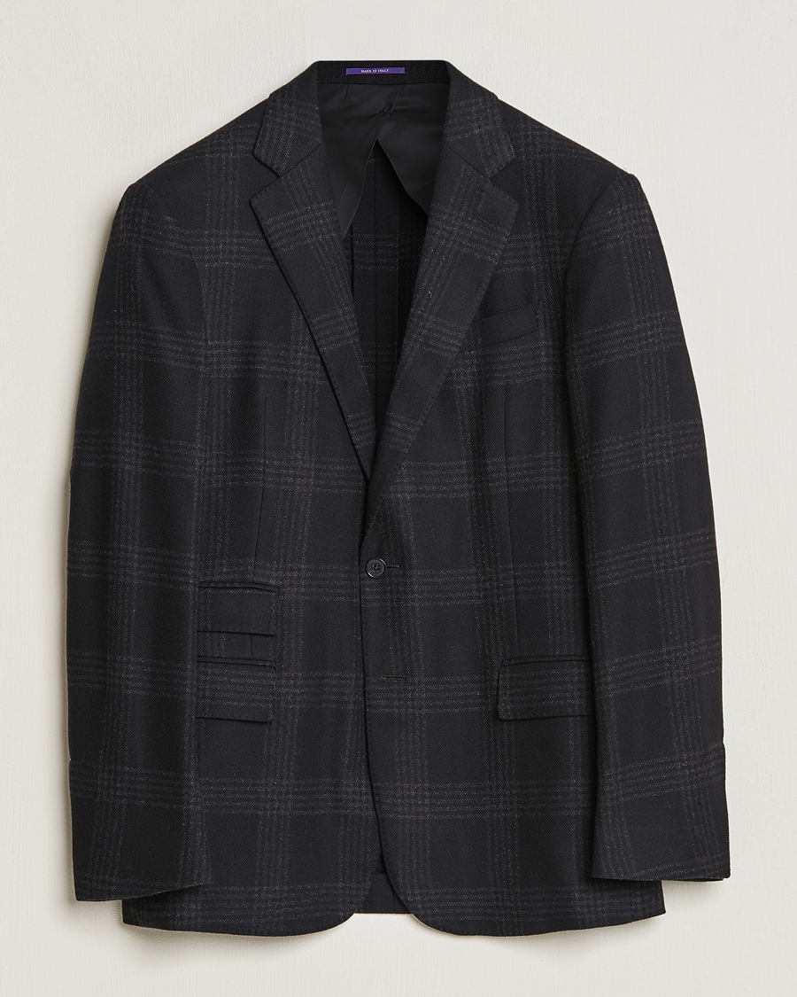 Herre | Dressjakker | Ralph Lauren Purple Label | Breasted Sportscoat Black