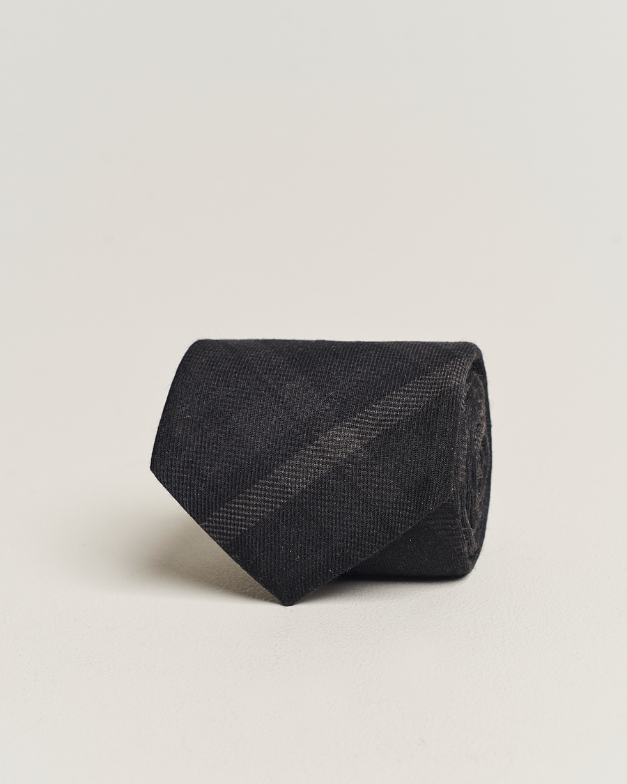 Herre | Ralph Lauren Purple Label Tonal Plaid Tie Dark Grey | Ralph Lauren Purple Label | Tonal Plaid Tie Dark Grey