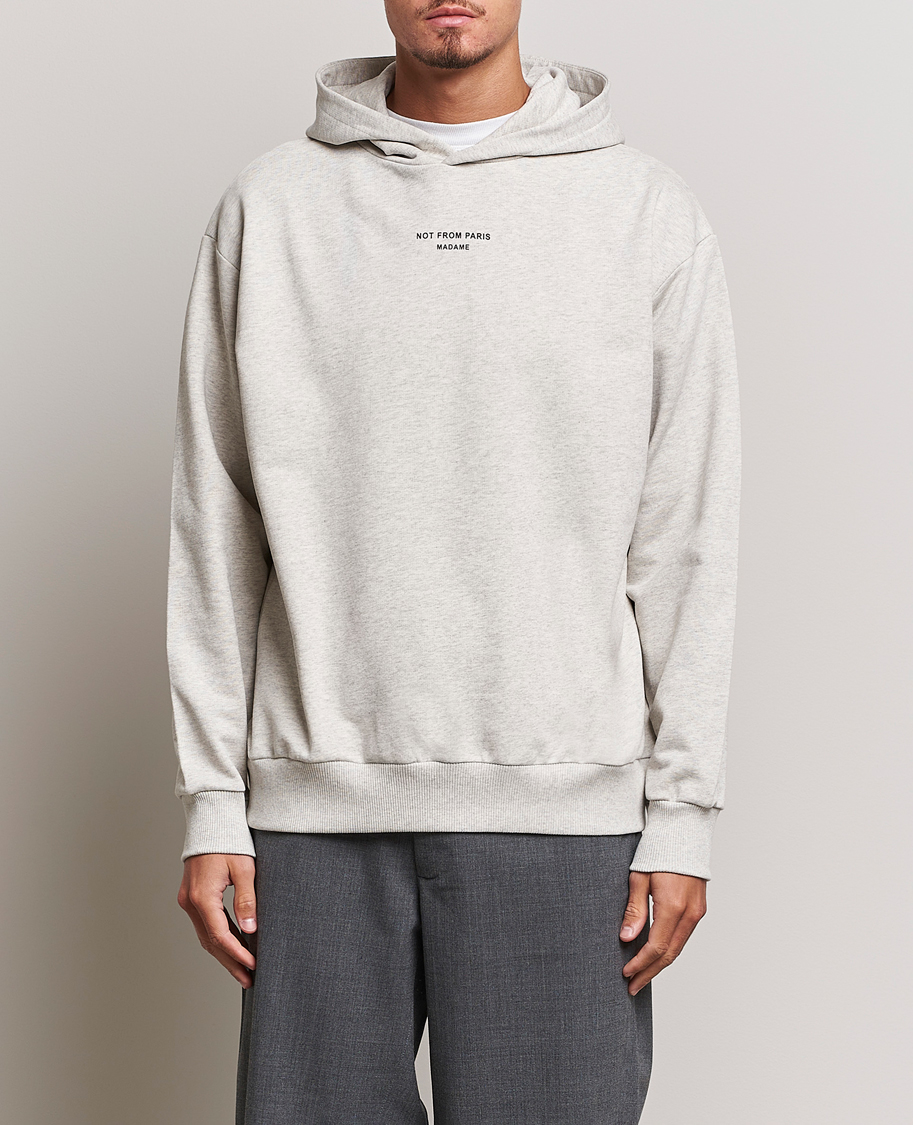 Herre | Gensere | Drôle de Monsieur | Classic NFPM Hoodie Light Grey