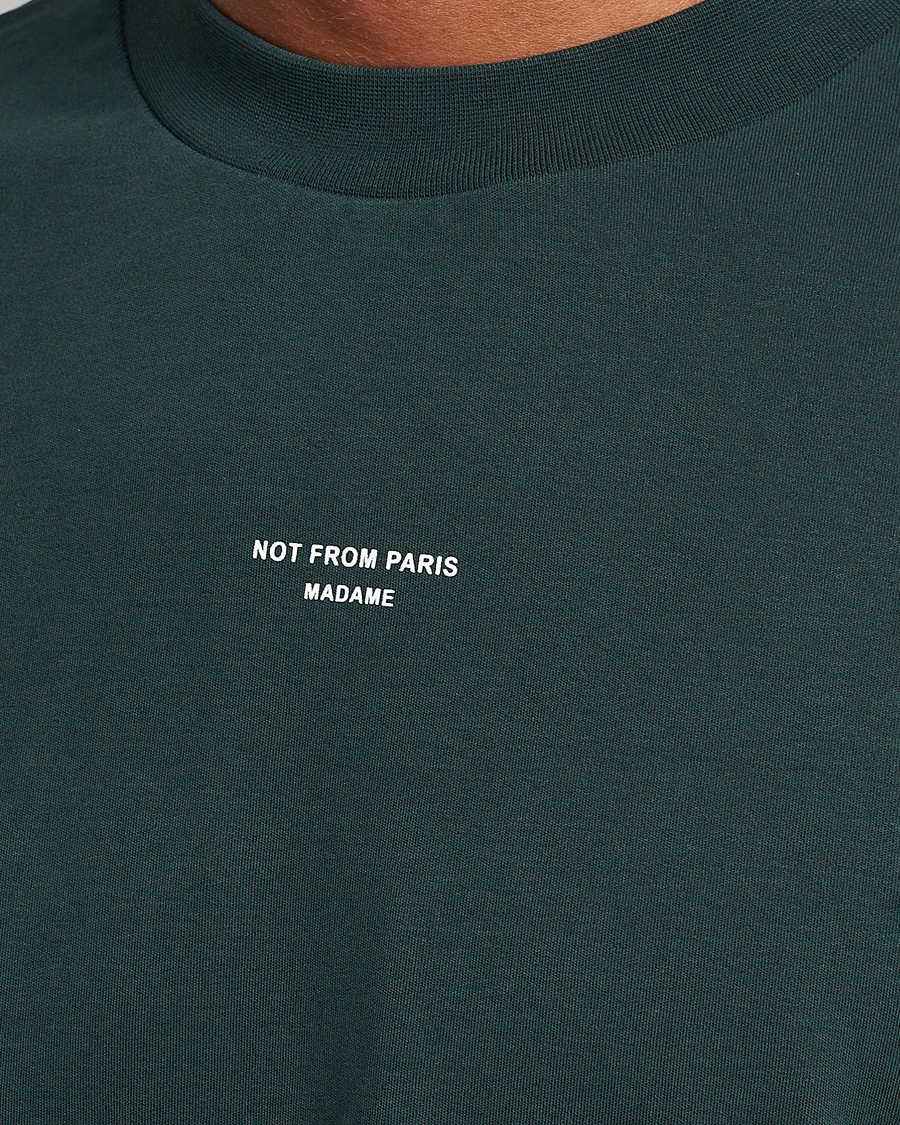 Herre | T-Shirts | Drôle de Monsieur | Classic NFPM T-Shirt Dark Green