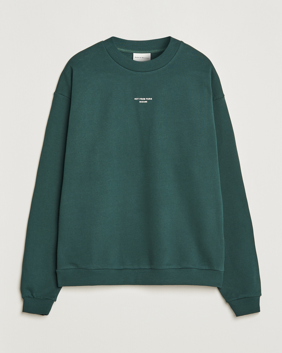 Herre | Gensere | Drôle de Monsieur | Classic NFPM Sweatshirt Dark Green