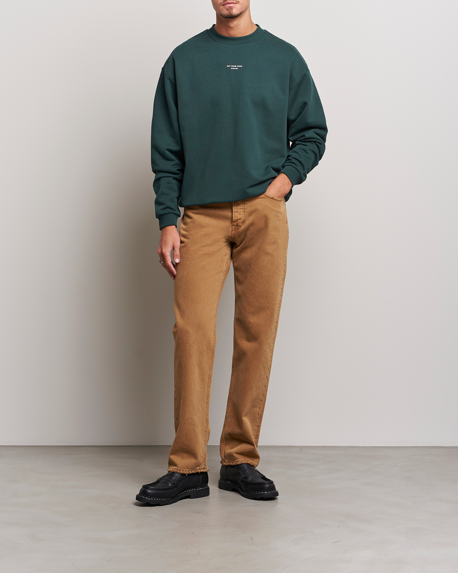 Herre | Gensere | Drôle de Monsieur | Classic NFPM Sweatshirt Dark Green