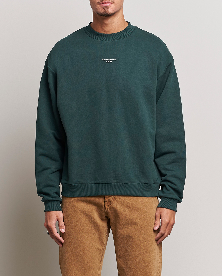 Herre | Drôle de Monsieur | Drôle de Monsieur | Classic NFPM Sweatshirt Dark Green