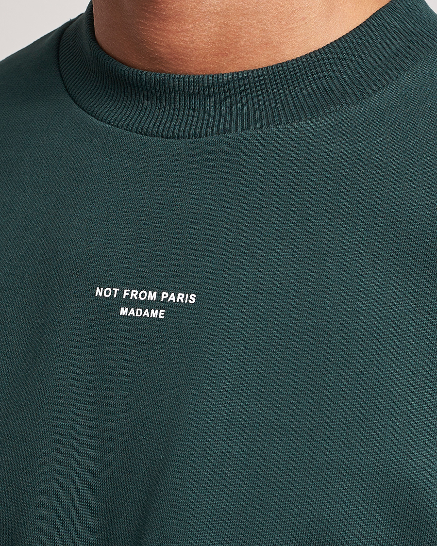 Herre | Gensere | Drôle de Monsieur | Classic NFPM Sweatshirt Dark Green