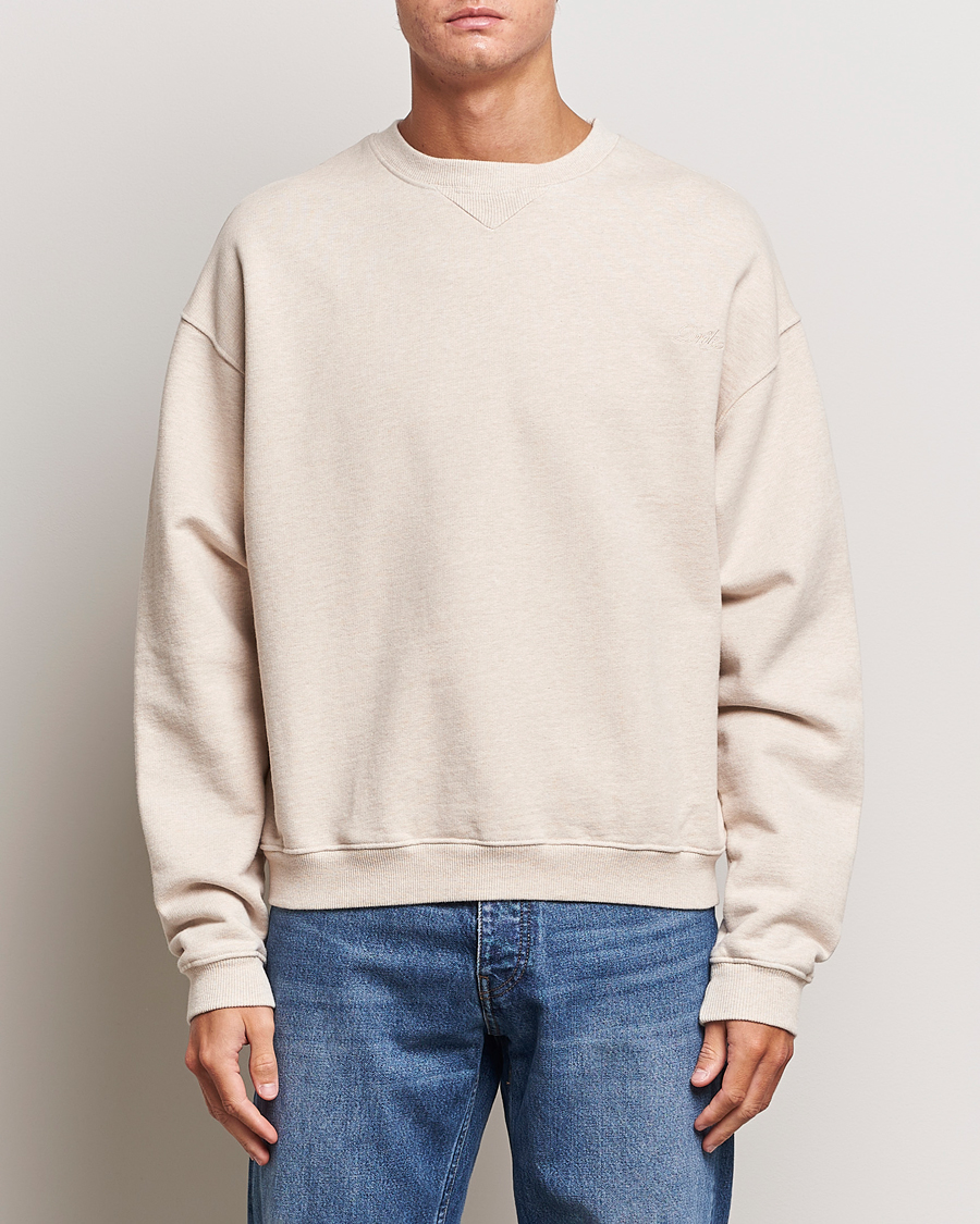 Herre | Gensere | Drôle de Monsieur | Signature Sweatshirt Beige