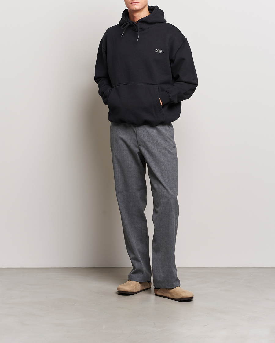 Herre | Gensere | Drôle de Monsieur | Signature Hoodie Black