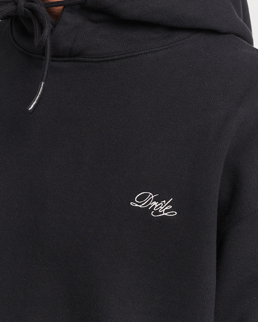 Herre | Gensere | Drôle de Monsieur | Signature Hoodie Black
