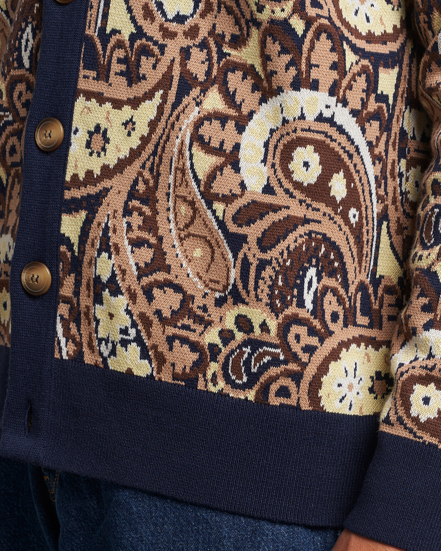 Herre | Gensere | Drôle de Monsieur | Le Cardigan Paisley Navy