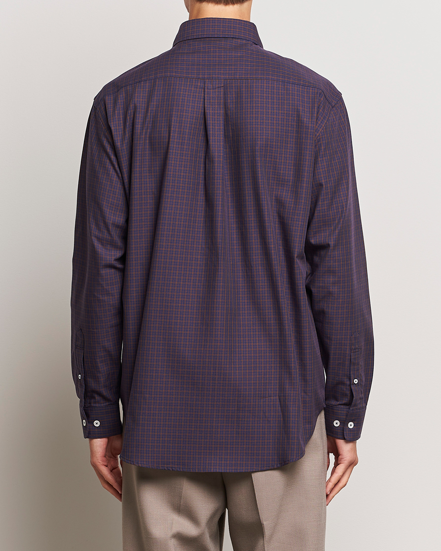 Herre | Skjorter | Drôle de Monsieur | Signature Check Shirt Dark Brown