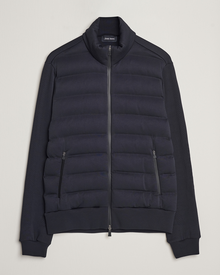 Herre | Gensere | Herno | Laminar Zip Cardigan Navy