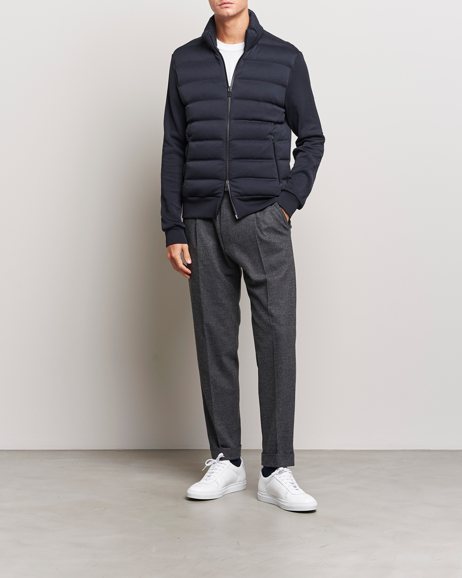 Herre | Gensere | Herno | Laminar Zip Cardigan Navy
