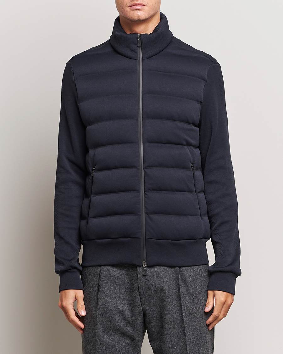 Herre | Gensere | Herno | Laminar Zip Cardigan Navy