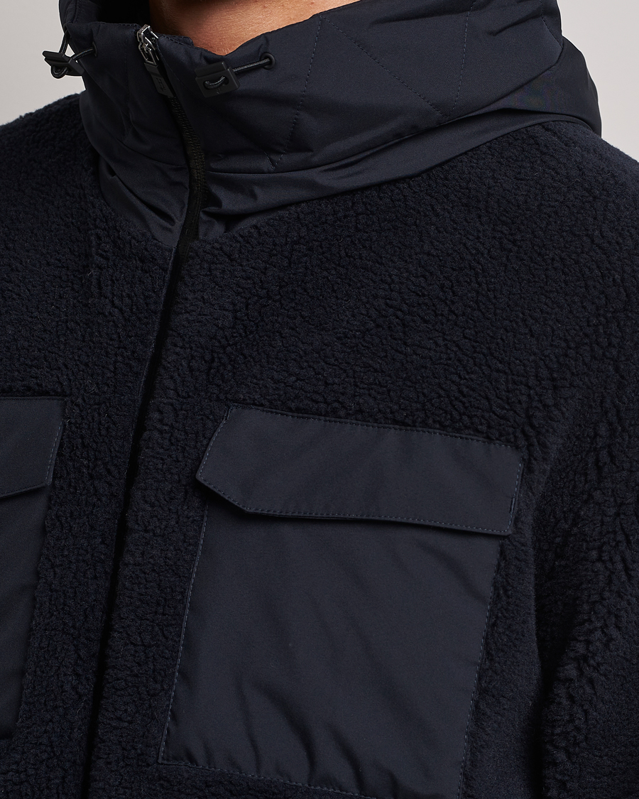 Herre | Jakker | Herno | Laminar Fleece Jacket Navy