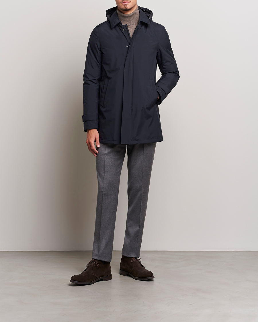 Herre | Jakker | Herno | Laminar Goretex Down Coat Navy
