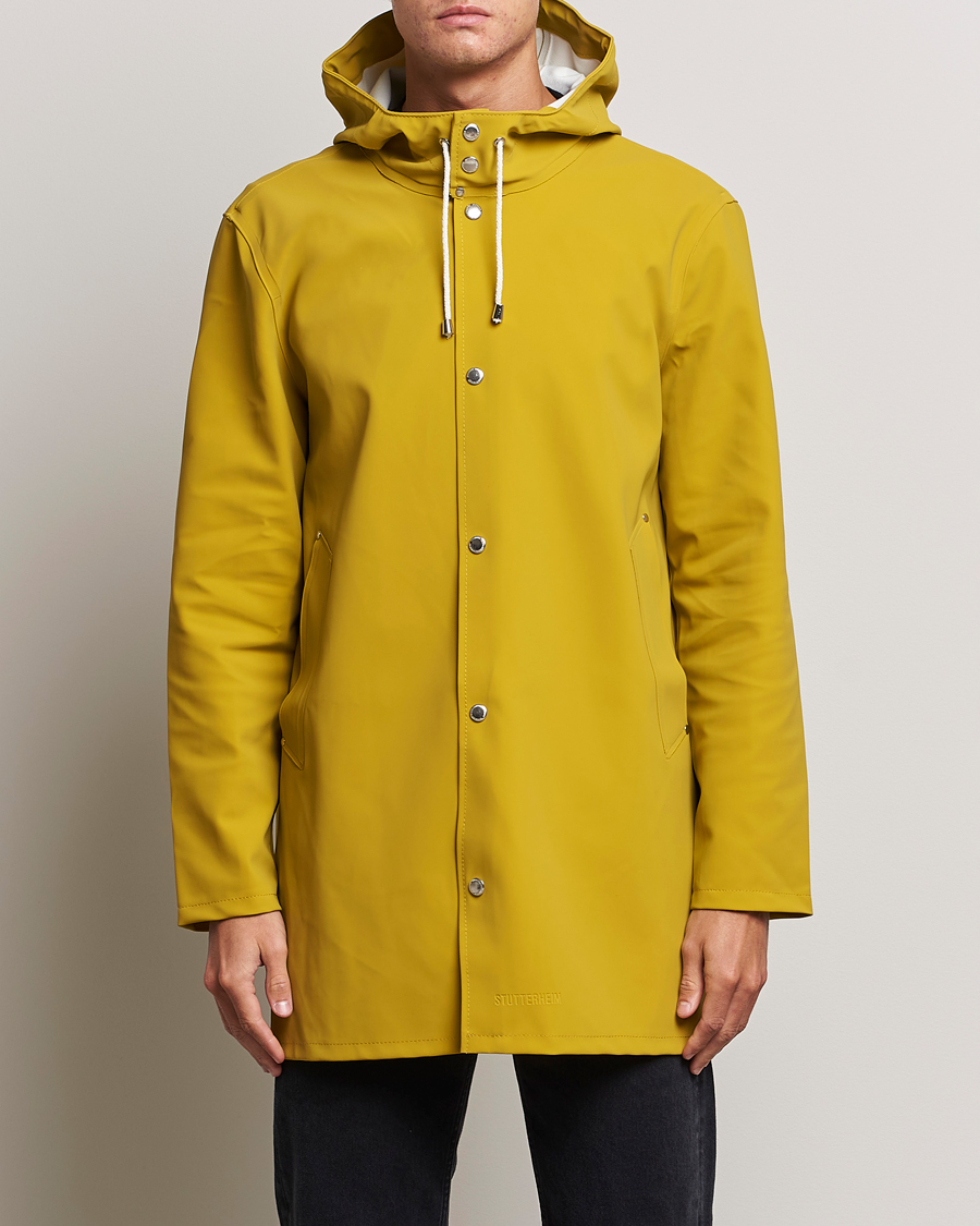 Herre | Jakker | Stutterheim | Stockholm Raincoat Suede Gold