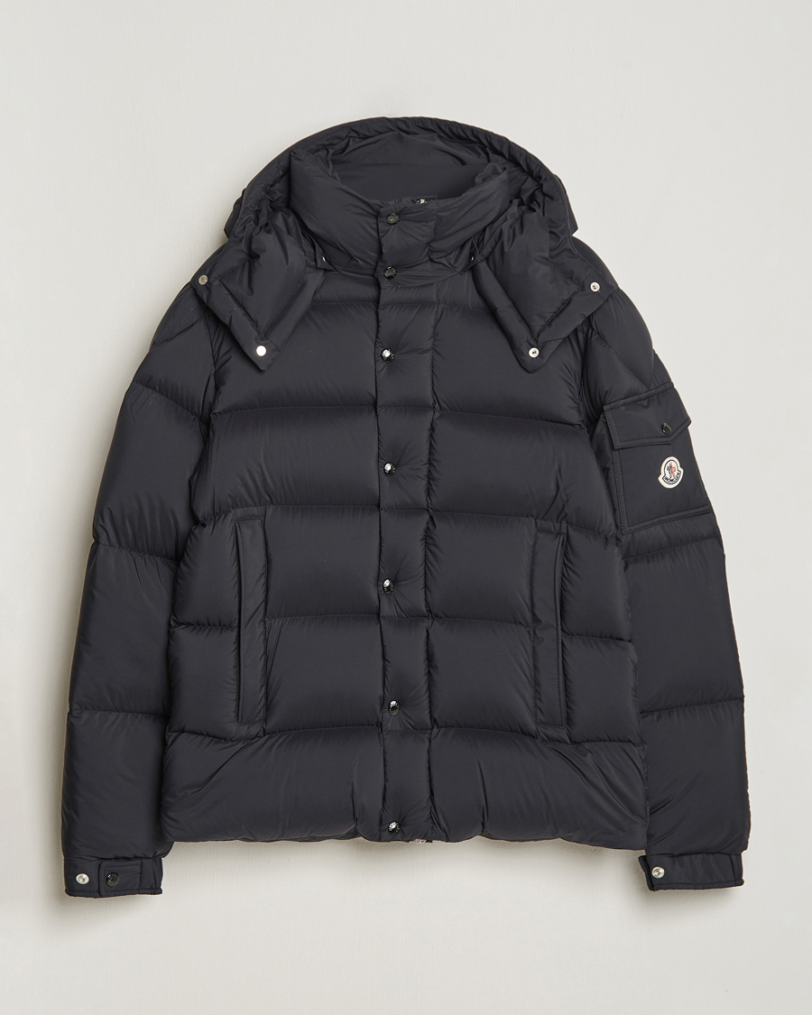 Herre | Jakker | Moncler | Vezere Hooded Down Jacket Black