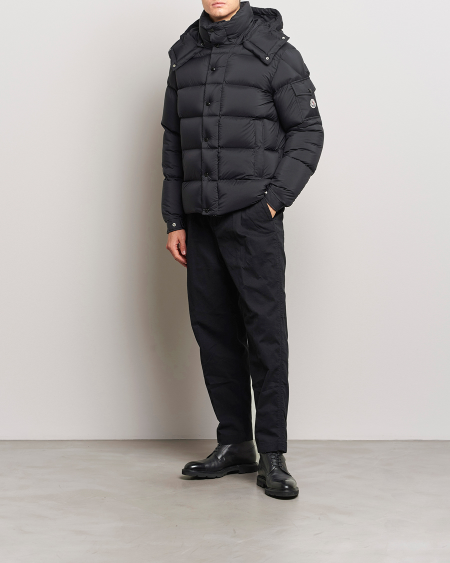 Herre | Jakker | Moncler | Vezere Hooded Down Jacket Black