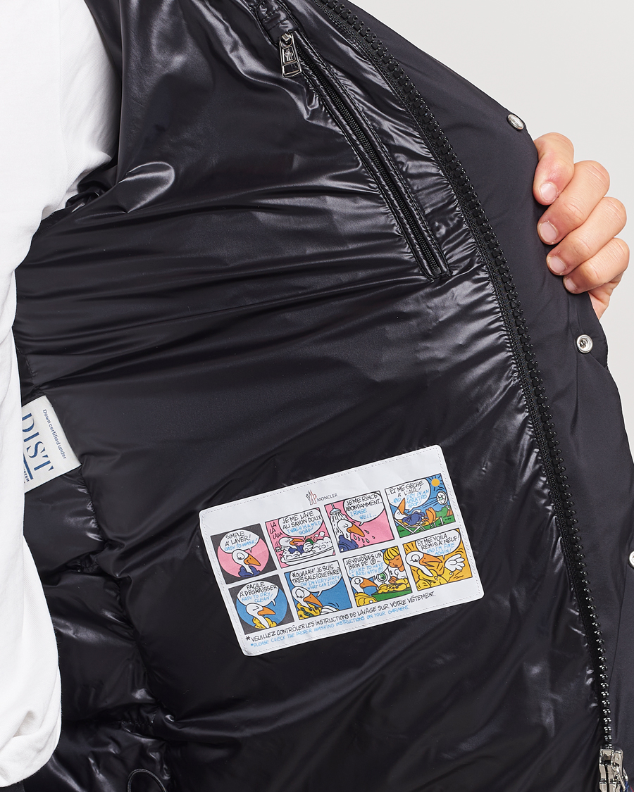 Herre | Jakker | Moncler | Vezere Hooded Down Jacket Black