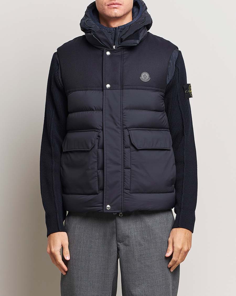 Herre | Jakker | Moncler | Rance Down Vest Navy