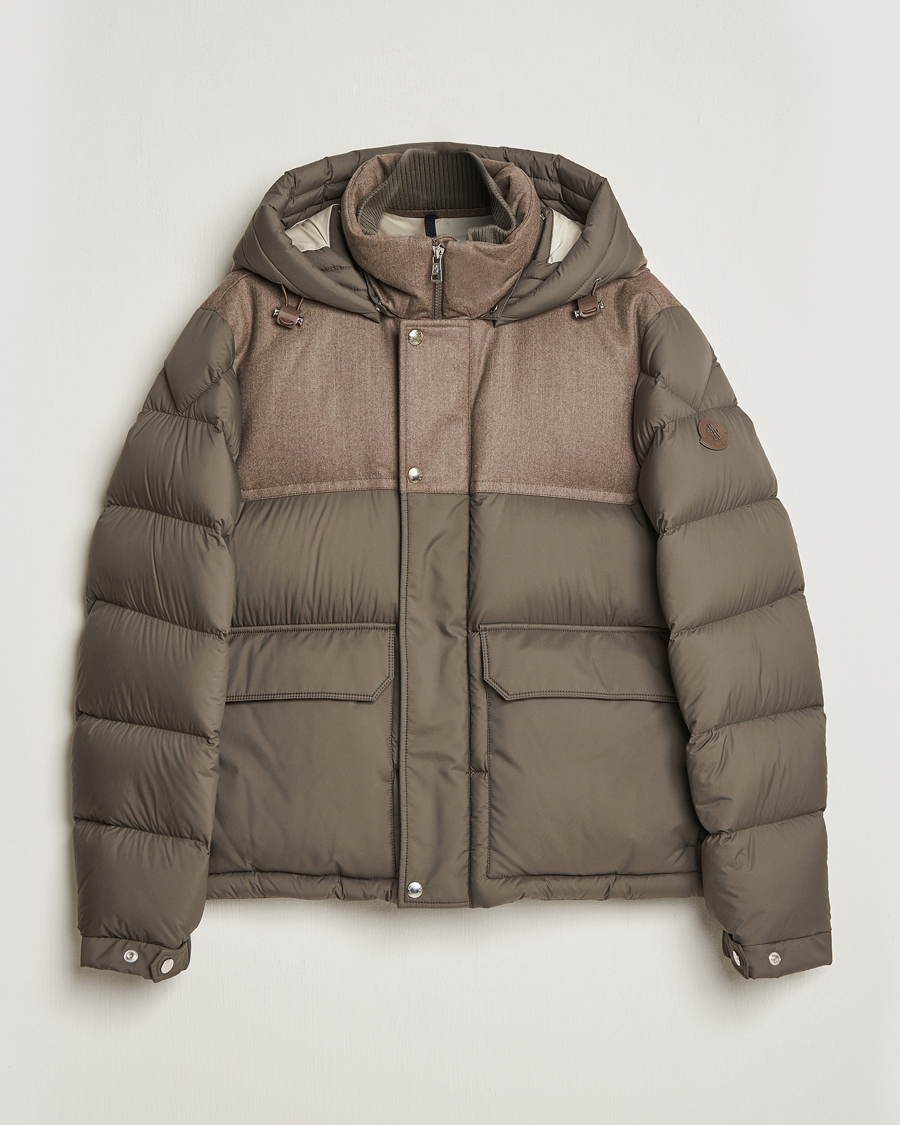 Herre | Jakker | Moncler | Mussala Short Down Parka Taupe