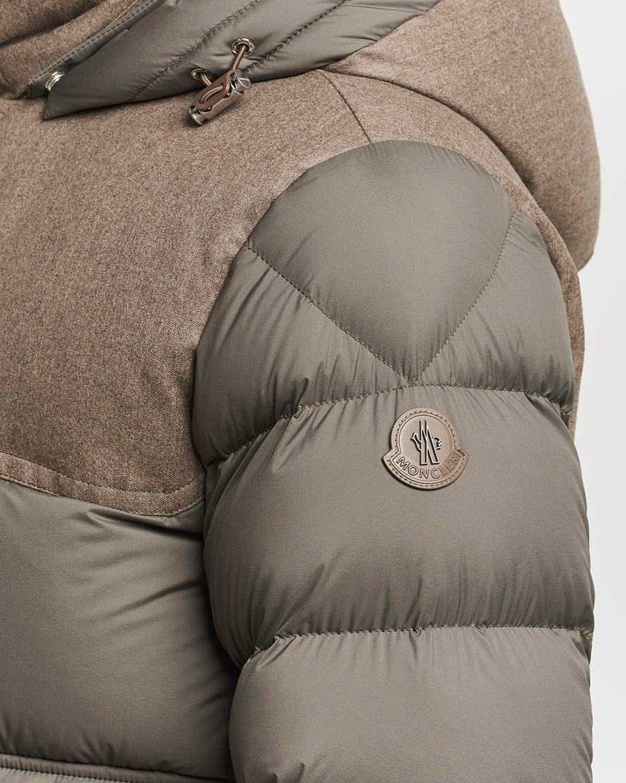 Herre | Jakker | Moncler | Mussala Short Down Parka Taupe