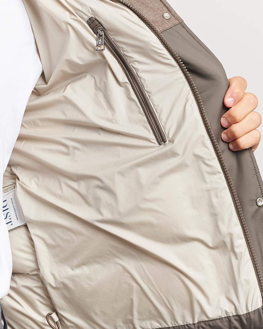 Herre | Jakker | Moncler | Mussala Short Down Parka Taupe