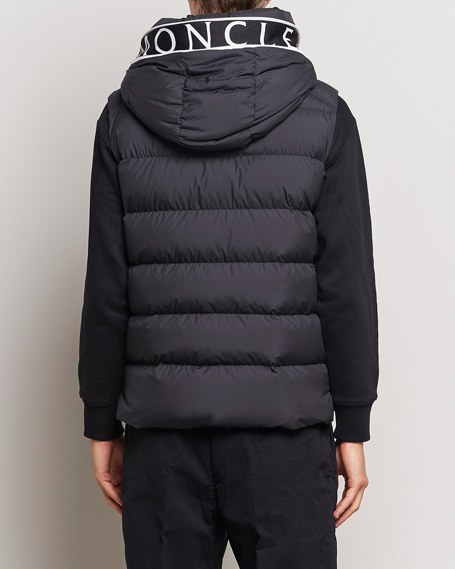 Herre | Jakker | Moncler | Cardamine Hooded Down Vest Black