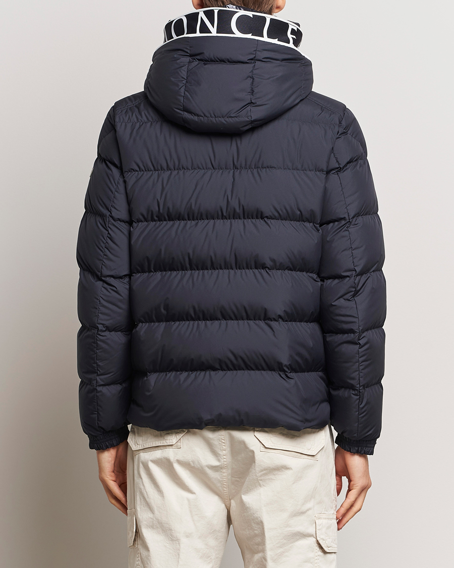 Herre | Jakker | Moncler | Cardere Hooded Down Jacket Navy